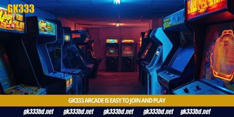 Gk333 Arcade is easy to join and play