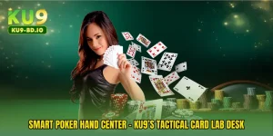 Smart Poker Hand Center - KU9’s Tactical Card Lab Desk